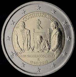 Italy 2018 The 70th Anniversary of the Coming into Force of the Italian Constitution