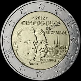 Luxembourg 2012 Grand Duke Henri and Grand Duke Guillaume IV – “grand-ducal dynasty” series