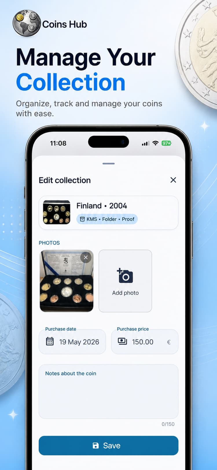 Add personal photos