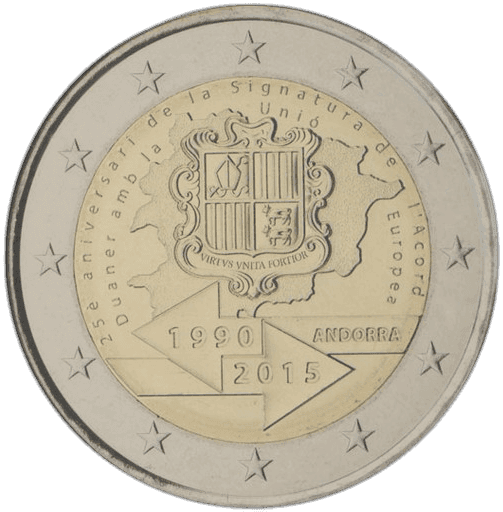 Andorra 2015 25th anniversary of the Signature of the Customs Agreement with the European Union