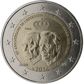 Luxembourg 2014 50th anniversary of the accession to the throne of the Grand-Duke Jean
