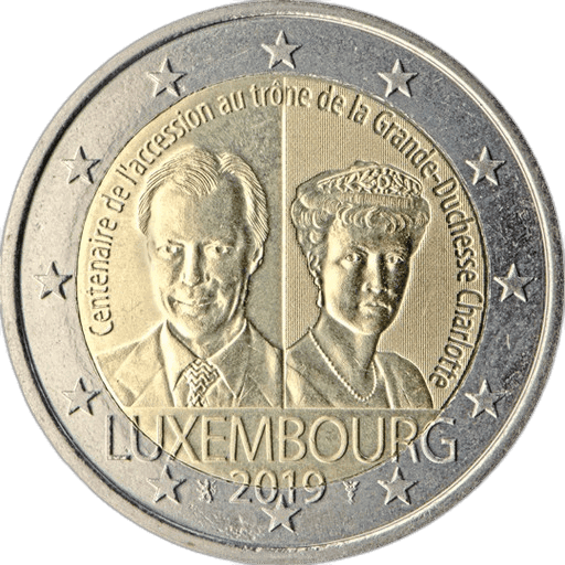 Luxembourg 2019 The 100th anniversary of the accession to the throne of Grand Duchess Charlotte