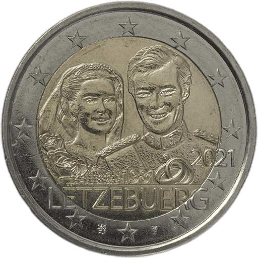 Luxembourg 2021 The 40th anniversary of the marriage of Grand Duke Henri