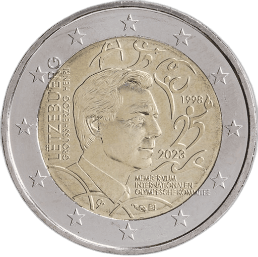 Luxembourg 2023 25th anniversary of Grand Duke Henri's membership in the International Olympic Committee