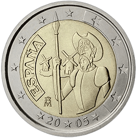 Spain 2005 4th centenary of the first edition of Miguel de Cervantes’ 'The ingenious gentleman Don Quixote of La Mancha'