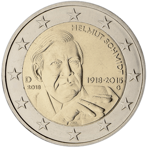 Germany (J) 2018 The 100th birthday anniversary of the great German statesman and Chancellor Helmut Schmidt (1918-2015)